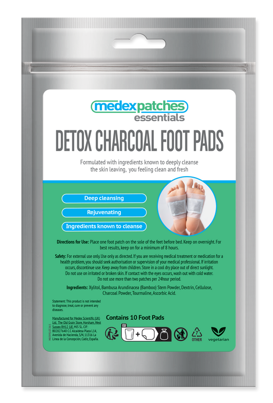 Medex Essentials Charcoal Foot Pads